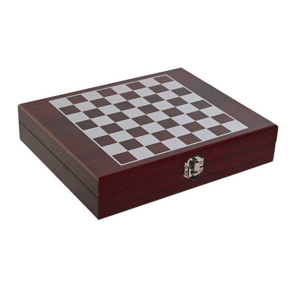 Weinzubehör-Set Home ESPRIT Braun Holz MDF 24 x 19 x 5 cm