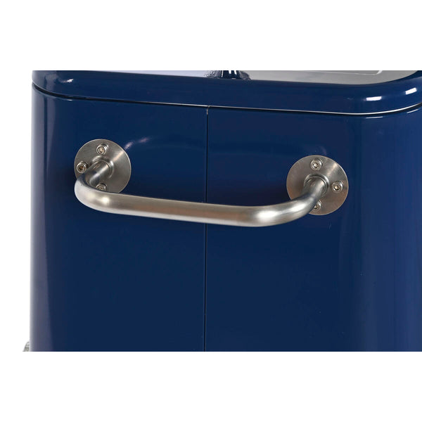 Tragbarer Kühlschrank Home ESPRIT Marineblau Stahl Polypropylen 56 L 74 x 43 x 80 cm