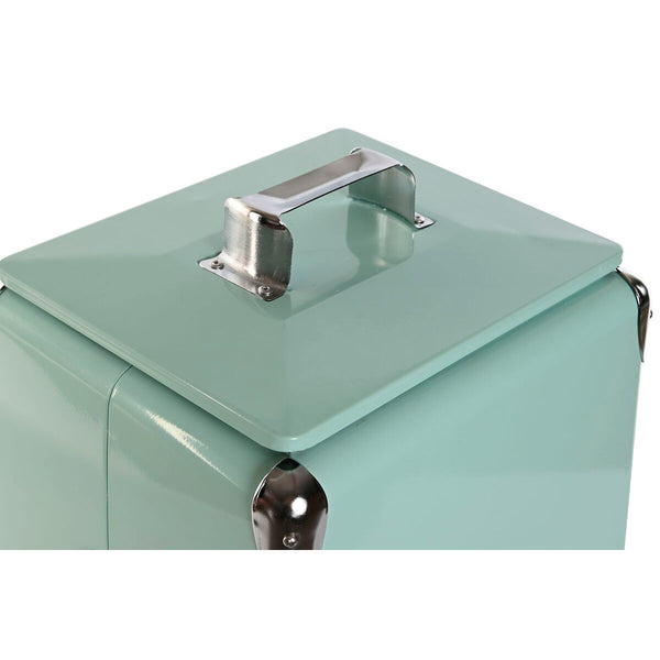 Tragbarer Kühlschrank Home ESPRIT grün PVC Metall Stahl Polypropylen 17 L 32 x 24 x 43 cm