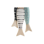 Dekoration zum Aufhängen Home ESPRIT Blau Rot Bunt Fische 5 x 2 x 20 cm (2 Stück)