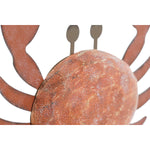 Deko-Figur Home ESPRIT Blau Rot natürlich Krabbe 17,5 x 6 x 29 cm (2 Stück)
