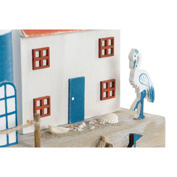 Deko-Figur Home ESPRIT Blau Rot Bunt 17 x 8,5 x 30 cm (2 Stück)