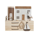 Deko-Figur Home ESPRIT Blau Rot Bunt 17 x 8,5 x 30 cm (2 Stück)