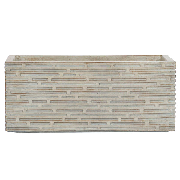 Blumenkasten Home ESPRIT Beige Fiberglas Magnesium 74,5 x 37,5 x 37,5 cm