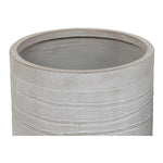 Satz Blumentöpfe Home ESPRIT Beige Fiberglas Magnesium 44,5 x 44,5 x 44 cm (3 Stück)