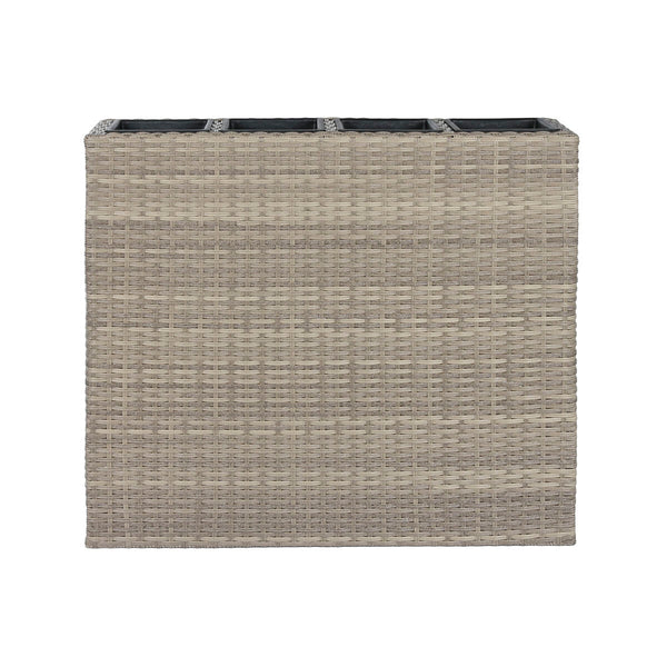 Blumentopf Home ESPRIT Polypropylen Rattan 95 x 26 x 80 cm