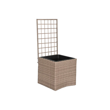 Blumentopf Home ESPRIT Polypropylen Rattan 48 x 52 x 114 cm