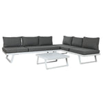 Gartenmöbel Home ESPRIT Grau 130 x 68 x 65 cm 190 x 70 x 65 cm 198 x 68 x 65 cm