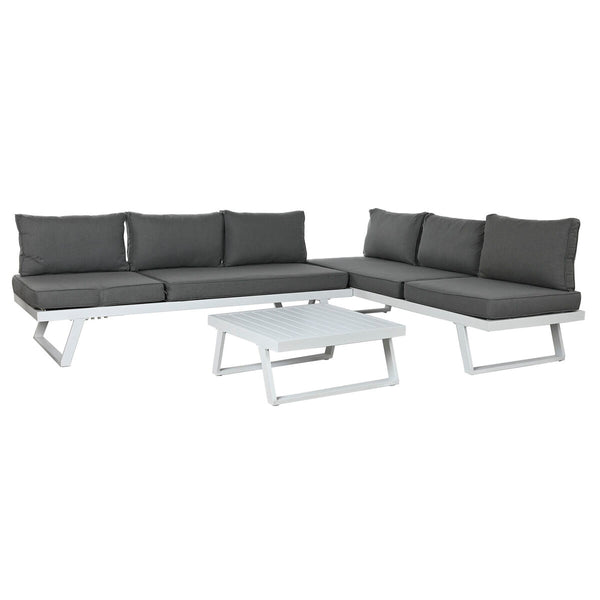 Gartenmöbel Home ESPRIT Grau 130 x 68 x 65 cm 190 x 70 x 65 cm 198 x 68 x 65 cm