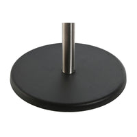 Tischlampe Home ESPRIT Weiß Schwarz PVC Edelstahl Aluminium 18 x 18 x 26,5 cm