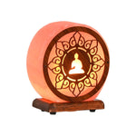 Tischlampe Home ESPRIT Braun Rosa Salz Mango-Holz 15 W 220 V 16 x 7 x 18 cm