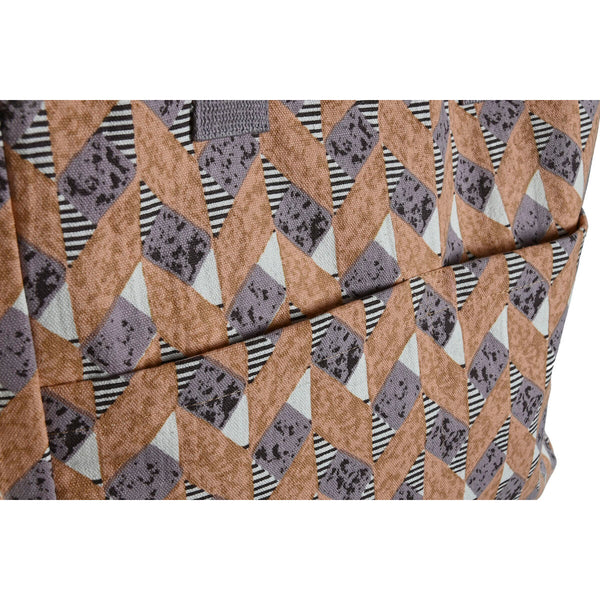 Damen Handtasche Home ESPRIT Braun türkis Koralle 55 x 14 x 35 cm (3 Stück)