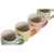 Satz von Kaffeetassen Home ESPRIT Gelb Blau grün Rosa Porzellan 90 ml 4 Stücke