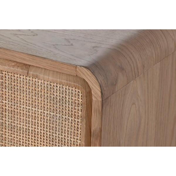 Anrichte Home ESPRIT natürlich Rattan Eg Holz MDF 182 x 45 x 71 cm