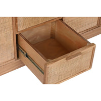 Anrichte Home ESPRIT natürlich Rattan Eg Holz MDF 182 x 45 x 71 cm
