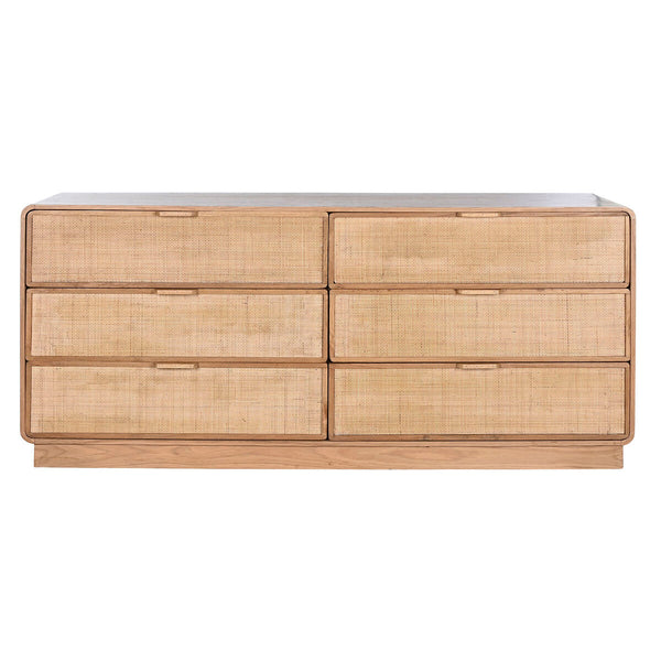 Schubladenschrank Home ESPRIT natürlich Eg Tropical 182 x 45 x 81 cm