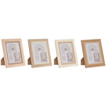 Fotorahmen Home ESPRIT Bunt Aluminium Kristall Holz MDF Scandi 16 x 2,8 x 21 cm (4 Stück)