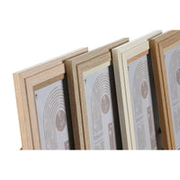 Fotorahmen Home ESPRIT Kristall Holz MDF 18 x 2,8 x 23 cm (4 Stück)