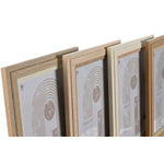 Fotorahmen Home ESPRIT Kristall Holz MDF Skandinavisch 23 x 2,8 x 28 cm (4 Stück)