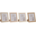 Fotorahmen Home ESPRIT Kristall Holz MDF Skandinavisch 23 x 2,8 x 28 cm (4 Stück)