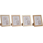 Fotorahmen Home ESPRIT Kristall Holz MDF Skandinavisch 23 x 2,8 x 28 cm (4 Stück)