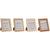 Fotorahmen Home ESPRIT Bunt Kristall polystyrol 21,2 x 1,6 x 26,2 cm (4 Stück)