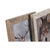 Fotorahmen Home ESPRIT Weiß natürlich Kristall polystyrol Skandinavisch 24,6 x 2 x 29,6 cm (2 Stück)