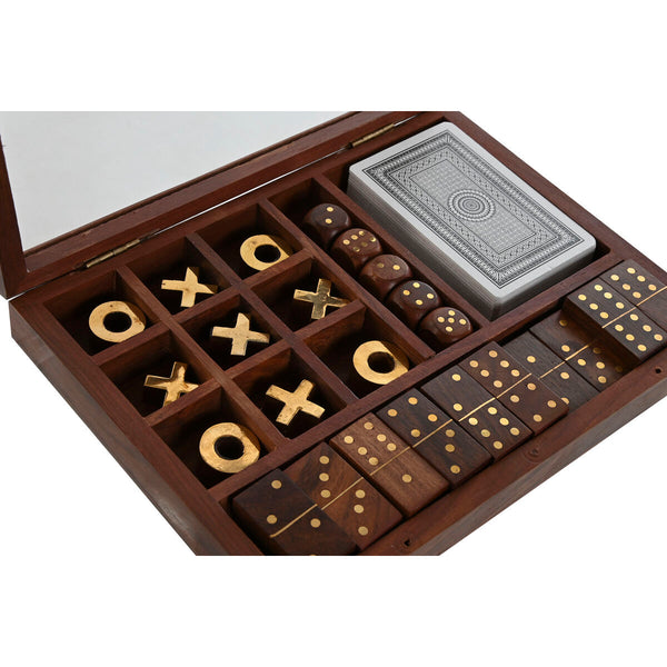 Spielen Home ESPRIT Holz Kristall 22 x 16,5 x 3,5 cm
