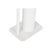 Toilettenpapierrollenhalterung Home ESPRIT Weiß natürlich Metall Bambus 22 x 16 x 68 cm