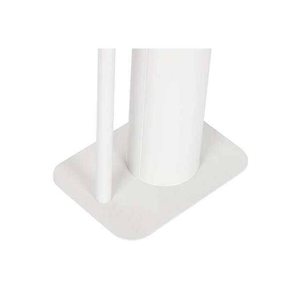 Toilettenpapierrollenhalterung Home ESPRIT Weiß natürlich Metall Bambus 22 x 16 x 68 cm
