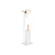 Toilettenpapierrollenhalterung Home ESPRIT Weiß natürlich Metall Bambus 22 x 16 x 68 cm