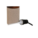 Seifenspender Home ESPRIT Braun Schwarz Beige Harz Akazienholz 10 x 8 x 17,5 cm