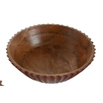 Salatschüssel Home ESPRIT Gelb grün Koralle Mango-Holz 30 x 30 x 12 cm (3 Stück)