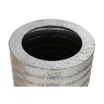 Satz Blumentöpfe Home ESPRIT Silberfarben Metall 51 x 51 x 123 cm