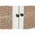 Anrichte Home ESPRIT Weiß natürlich 180 x 40 x 85 cm