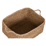 Korb-Set Home ESPRIT natürlich Naturfaser Boho 50 x 40 x 30 cm 3 Stücke