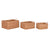 Korb-Set Home ESPRIT natürlich Naturfaser Boho 50 x 40 x 30 cm 3 Stücke