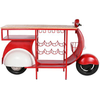 Flaschenregal Home ESPRIT Rot Metall 165 x 60 x 100 cm