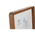 Fotorahmen Home ESPRIT Weiß Braun Kristall Akazienholz Skandinavisch 22 x 2,8 x 27 cm