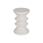 kleines Beistelltischchen Home ESPRIT Weiß Harz 31 x 31 x 45 cm