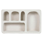 Regal Home ESPRIT Weiß Tanne Holz MDF 80 x 18 x 48 cm An der Wand montiert