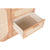 Anrichte Home ESPRIT natürlich Metall Rattan Kautschukholz 73,5 x 35 x 78 cm