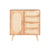 Anrichte Home ESPRIT natürlich Metall Rattan Kautschukholz 73,5 x 35 x 78 cm