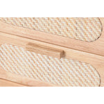 Schubladenschrank Home ESPRIT natürlich Metall Kautschukholz 40 x 30 x 63 cm