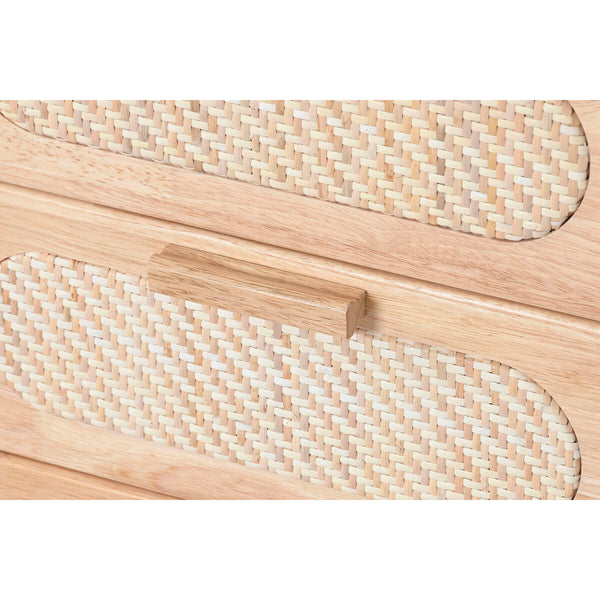 Schubladenschrank Home ESPRIT natürlich Metall Kautschukholz 40 x 30 x 63 cm