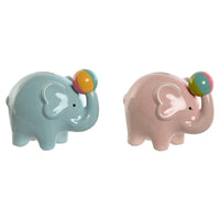 Sparbüchse Home ESPRIT Dolomite Elefant 17 x 11 x 14,5 cm (2 Stück)