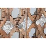 Schrank Home ESPRIT Braun Schwarz Silberfarben 90 x 38 x 170 cm