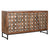 Anrichte Home ESPRIT Braun Schwarz Silberfarben natürlich Mango-Holz Spiegel 150 x 38 x 80 cm