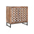 Anrichte Home ESPRIT Braun Schwarz Silberfarben natürlich Mango-Holz Spiegel 80 x 38 x 80 cm