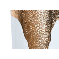 Blumentopf Home ESPRIT Weiß Gold Faser Moderne 40 x 40 x 105 cm